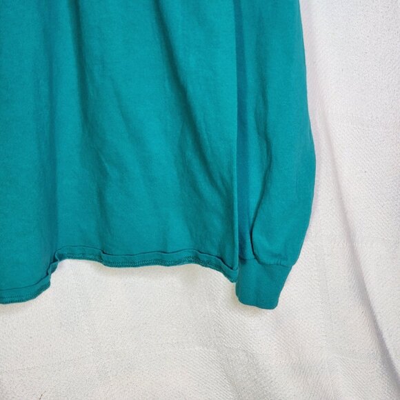Delta Pro Weight Teal Green It's a Great Day Kindness Revolution LS Cotton Tee L - Picture 10 of 16